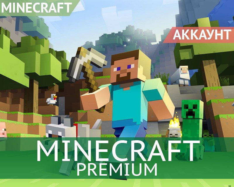 Minecraft Premium [Полный доступ + Смена скина] + бонус