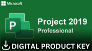 Project Professional 2019 Bind CLÉ CD mondiale