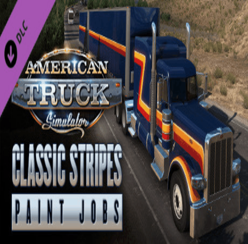 ⭐American Truck Simulator -Classic Stripes Paint Jobs P