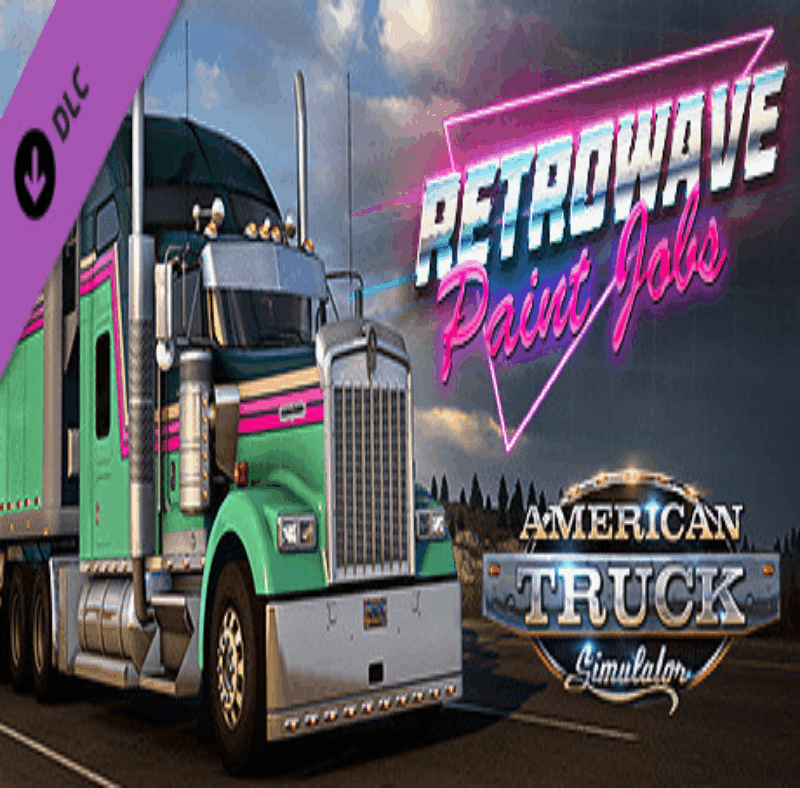 ⭐️ American Truck Simulator - Retrowave Paint Jobs Pack