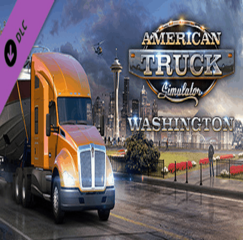 ⭐ American Truck Simulator Washington Steam Gift✅RU DLC