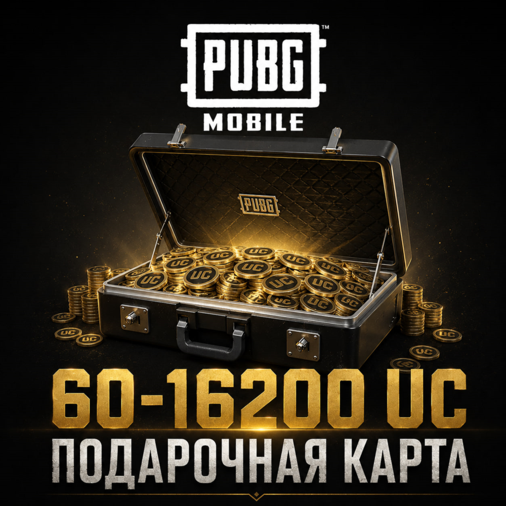 🎮 ПАБГ PUBG MOBILE | 60 - 16200 UC | ПОПОЛНЕНИЕ АККАУНТА | КОД АКТИВАЦИИ | АВТО ⚡