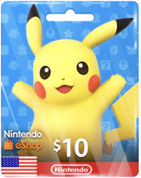 Купить ✅ Nintendo eShop 10$ USD (США) — Карта оплаты