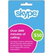 ??Skype [ Оригинальный ваучер ] 50 $ USD