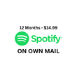 ⭐3/6/12 Months SPOTIFY PREMIUM INDIVIDUAL OWN MAIL⭐