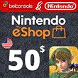 ??Nintendo eShop 50 $ [ Официальная Карта ] США (US)