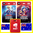 ??ВСЕ КАРТЫ?????League of Legends 10-150 AUD(Австралия)