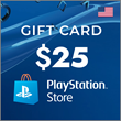 ??Пополнение PlayStation PSN USA карта 25 USD США????