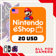 ?? Nintendo Карта eShop 20$ США ??????