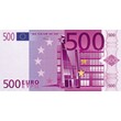 Отсканированные изображения Евро номиналом 5,10,20,50,100,200,500.