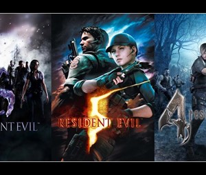 ⭐️ Resident Evil 4 + Resident Evil 5 + Resident Evil 6