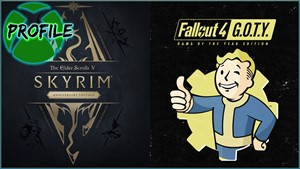 Skyrim Anniversary Edition + Fallout 4 G.O.T.Y Xbox One