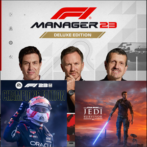 F1 Manager 2023 DE +🎁F1 23 +STAR WARS Jedi:Survivor