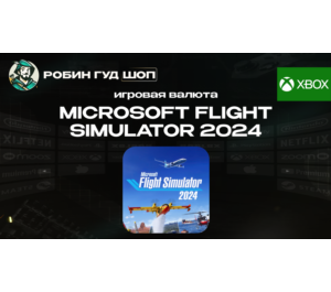 Обложка SIMVERSE COINS MICROSOFT FLIGHT SIMULATOR 2024 (XBOX)