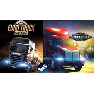 Обложка 🚔🚍 Euro Truck Simulator 2 + American Truck Simulator