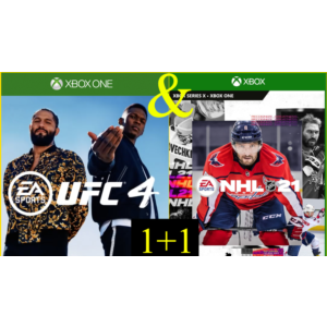 Обложка ⭐️ UFC 4 + NHL 21 - XBOX ONE и XS (GLOBAL) (1+1)