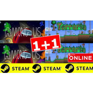 Обложка 🔥[1+1]🔥 Terraria + Among Us - ОНЛАЙН STEAM (GLOBAL)