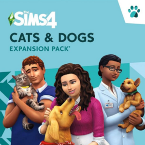 Обложка THE SIMS 4: CATS & DOGS ✅EA APP КЛЮЧ