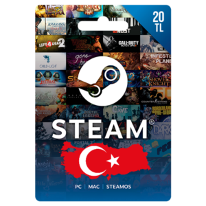 Обложка ⭐️ STEAM WALLET GIFT CARD 20 TL (Turkey) STEAM 20 TL