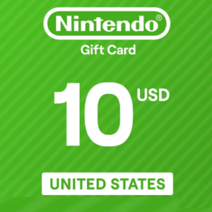 Обложка NINTENDO ESHOP CARD 10$ USD ✅(USA)