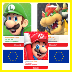 Обложка ⭐️ ВСЕ КАРТЫ⭐ 🇪🇺Nintendo eShop Gift Card 15-300 EURO