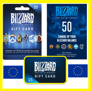 Обложка ⭐️ПОДАРОЧНЫЕ КАРТЫ⭐🇪🇺 Battle.net 20-200 EUR Европа EU