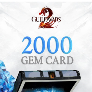 Обложка GUILD WARS 2 2000 GEMS CARD ✅GLOBAL КЛЮЧ