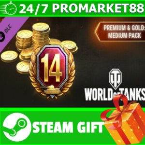 Обложка ⭐️ ВСЕ СТРАНЫ⭐️ World of Tanks Premium Gold Medium Pack