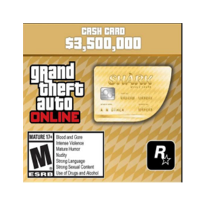 Обложка GTA ONLINE: WHALE SHARK CASH CARD 3,500,000$✅PC КЛЮЧ