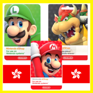 Обложка ⭐️ВСЕ КАРТЫ⭐🇭🇰Nintendo eShop Gift Card 100-1200 HKD