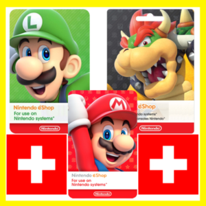 Обложка ⭐️ВСЕ КАРТЫ⭐🇨🇭Nintendo eShop Gift Card 20 - 210 CHF
