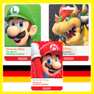 Обложка ⭐️ ВСЕ КАРТЫ⭐ 🇩🇪Nintendo eShop Gift Card 15-150 EURO