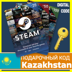 Обложка ⭐️СТИМ КАРТЫ⭐🇰🇿КАЗАХСТАН STEAM КОД TENGE KZ ПОПОЛНИТЬ