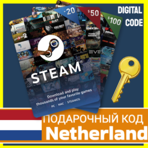 Обложка ⭐️СТИМ КАРТЫ⭐🇳🇱Netherlands STEAM GIFT КОД Нидерланды