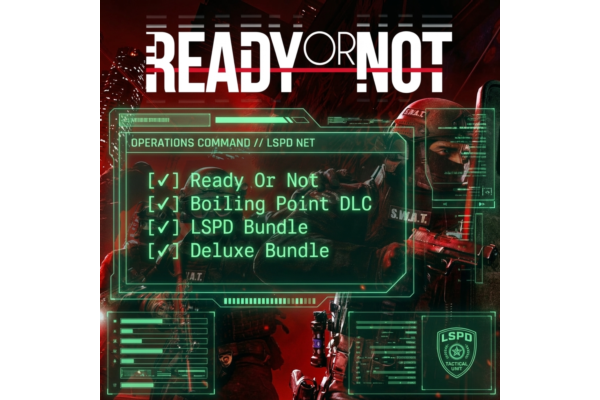 READY OR NOT | Deluxe | LSPD | Boiling Point | STEAM КЛЮЧ РУ+СНГ+УКР