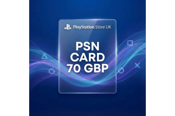 PSN Карта пополнения 70 GBP (Фунтов) Великобритания