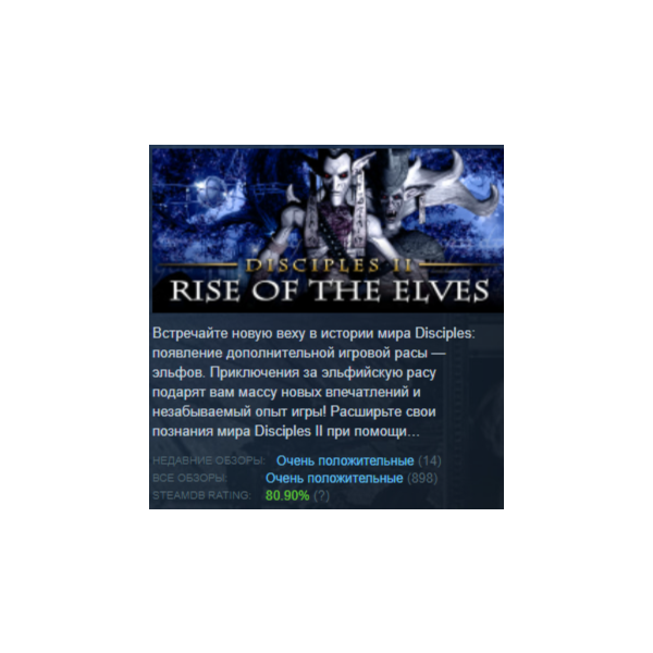 Disciples II: Rise of the Elves  (Region Free) Steam 🃏