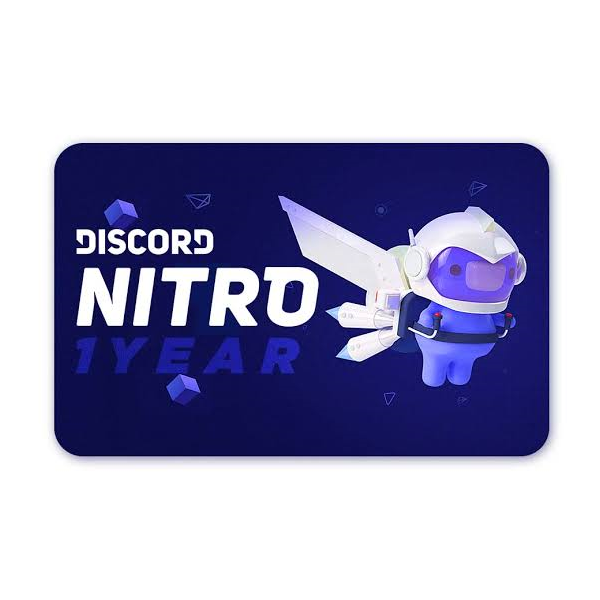 🪄Discord Nitro 1 Year (PREMIUM)🚀Global🌍(Bank Card)