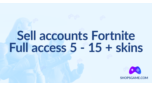 Скриншот Fortnite 5 - 15 + скинов + Полный доступ + Почта