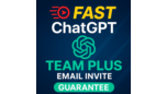 Скриншот Мгновенное подключение к ChatGPT Team Plus через email — премиум-доступ GPT-4 Turbo