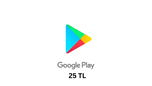 Скриншот Google Play 25 TL ТУРЦИЯ [подарочная карта]