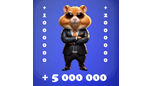 Скриншот ЖИВЫЕ РЕФЕРАЛЫ 🔥HAMSTER KOMBAT 🐹БЕЗ БАНА⚡+4 000 000🥇