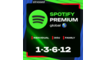 Скриншот Spotify Premium 1–12 месяцев — индивидуальная, Duo и Family подписка по всему миру