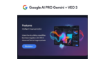 Скриншот Gemini Google AI Pro с Veo 3 и Flow — 1 000 AI кредитов, приватный аккаунт на 1 месяц