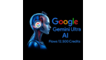 Скриншот Gemini AI Ultra/Pro с Veo 3 Flow — 12 500 кредитов на 1 месяц