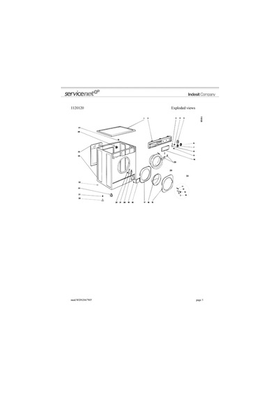 сервис мануал стиральной машины INDESIT WDN 2067