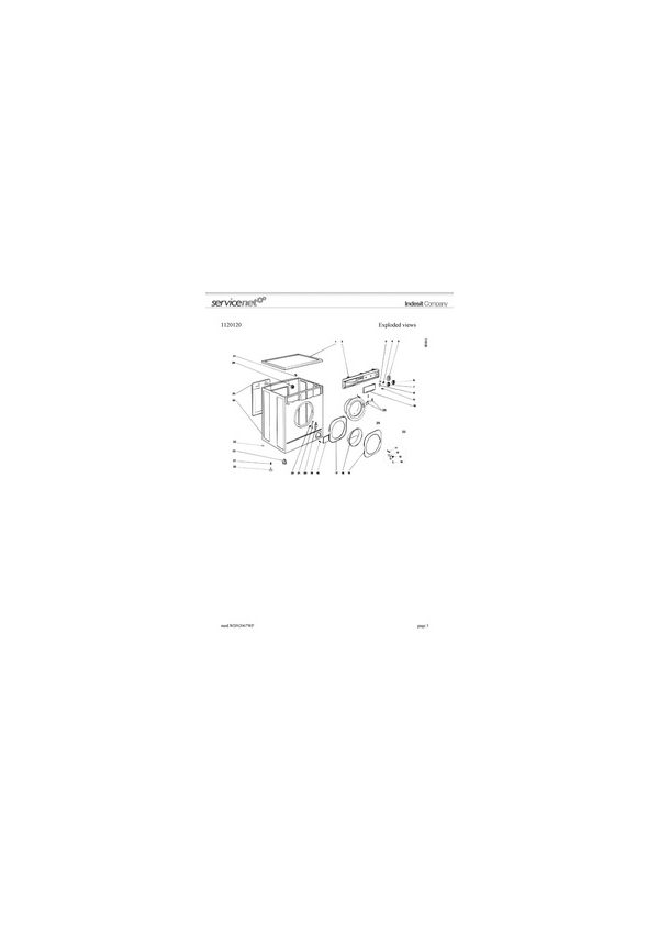сервис мануал стиральной машины INDESIT WDN 2067