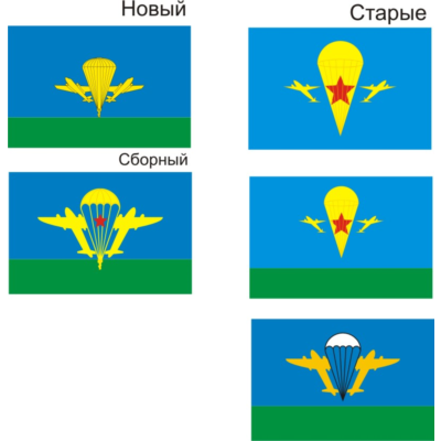 Флаг ВДВ в векторе +варианты флага
