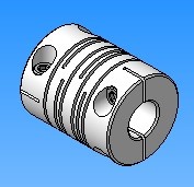 Муфта спиральная (3D модель)