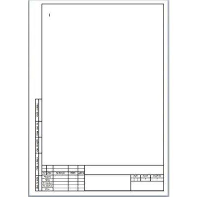 A4 (А4)  рамка в формате docx вертикальная